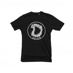 T-shirt Bare Teeth Logo Noir
