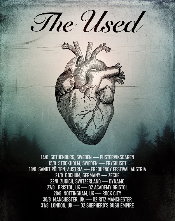 The Used Tour Dates